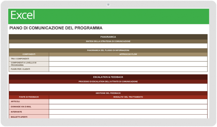 Program Communication Plan - IT